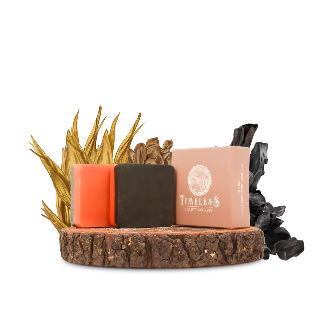 Egyptian Activated Carbon & Oats Soap For Men - Oily & Combination Skin